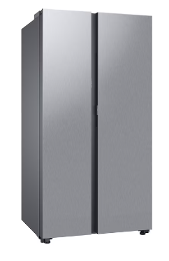 Photo 1 of Samsung Bespoke 28-cu ft Smart Side-by-Side Refrigerator with Dual Ice Maker (Fingerprint Resistant Stainless Steel)