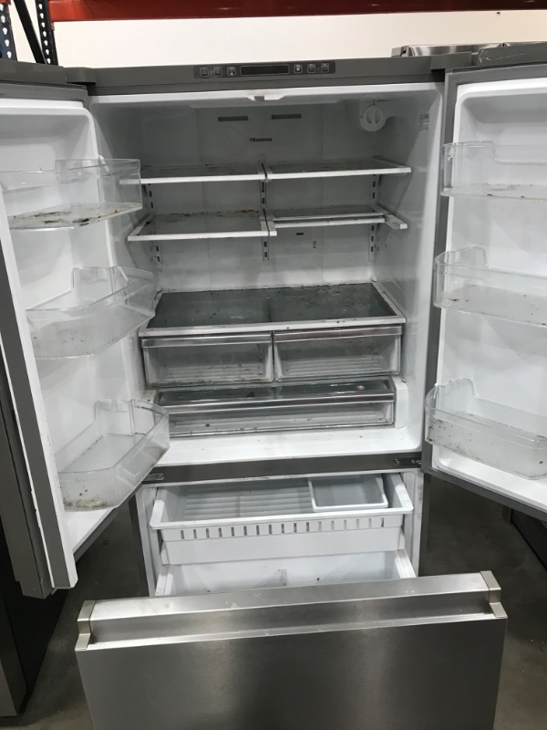 Photo 3 of Hisense 26.6-cu ft French Door Refrigerator with Ice Maker