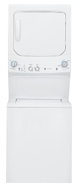 Photo 1 of GE Electric Stacked Laundry Center with 3.8-cu ft Washer and 5.9-cu ft Dryer