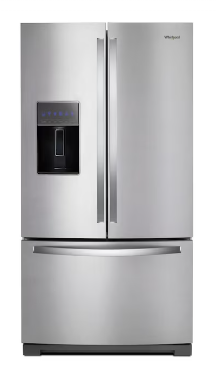 Photo 1 of Whirlpool 26.8-cu ft French Door Refrigerator with Dual Ice Maker