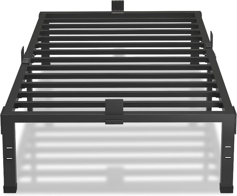 Photo 1 of 
MAF 12 Inch Bed Frames with Mattress Slide Stopper Black Heavy Duty Metal Platform Bed Frame Steel Slat Support, No Box Spring Needed, Noise Free, Easy...

Style:12 Inch