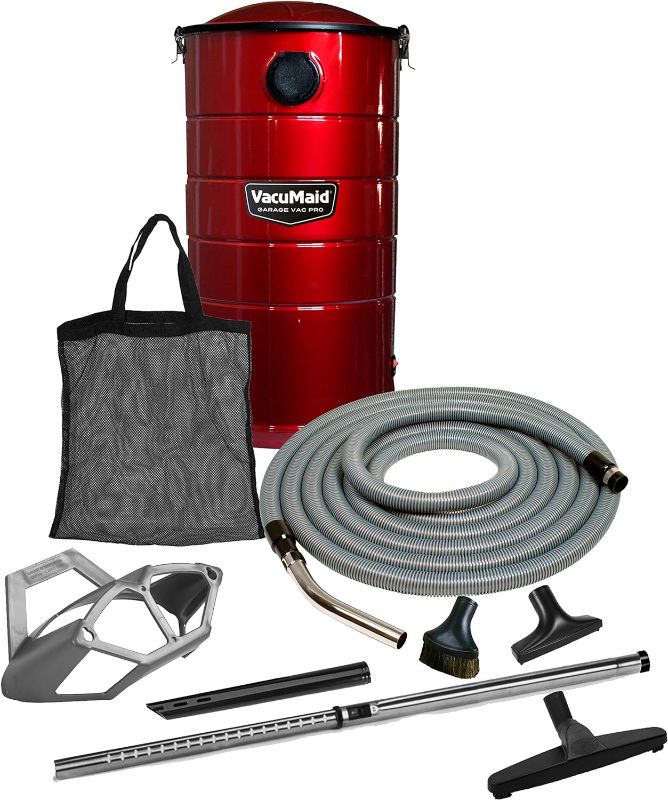 Photo 1 of (PARTS ONLY)VacuMaid GV50RPRO Professional Wall Mounted Utility and Garage Vacuum with 50 ft Hose and Tools