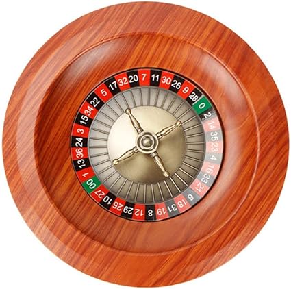 Photo 1 of 12 Inches Wooden Roulette Wheel Set, Casino Grade Precision Bearings Roulette Wheel Turntable Leisure Table Games, Roulette Table Casino Games For Home Professional Use Or Night Party, Party Game
