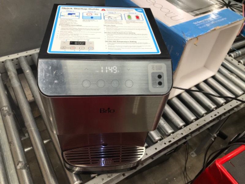 Photo 2 of Brio 700 Series Moderna 3-Stage Touch-Less Countertop Bottle-Less POU Tri-Temperature Digital Water Cooler Dispenser