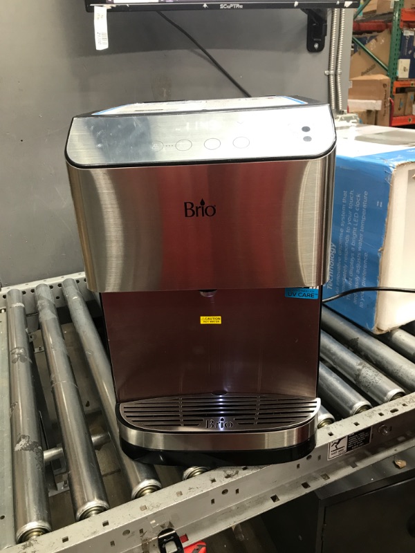 Photo 3 of Brio 700 Series Moderna 3-Stage Touch-Less Countertop Bottle-Less POU Tri-Temperature Digital Water Cooler Dispenser