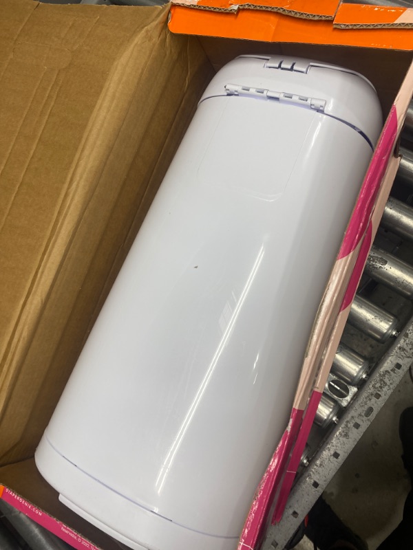 Photo 1 of Diaper Genie Expressions Pail | Odor-Controlling Baby Diaper Disposal System | Includes Diaper Pail and 1 Starter Refill Bag