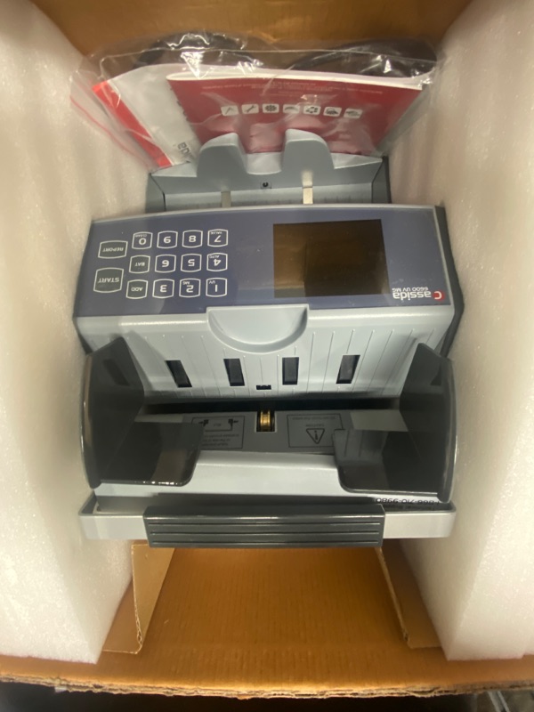 Photo 2 of Cassida 6600 UV/MG – USA Business Grade Money Counter with UV/MG/IR Counterfeit Detection – Top Loading Bill Counting Machine w/ ValuCount™, Add and Batch Modes – Fast Counting Speed 1,400 Notes/Min UV/MG Counterfeit Detection Machine