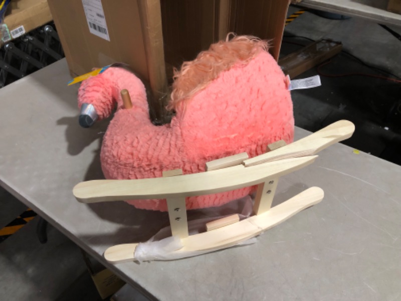 Photo 5 of ***MAJOR DAMAGE - SEE PICTURES***
Soft Landing | Joyrides | Sit-in Character Rocker - Flamingo