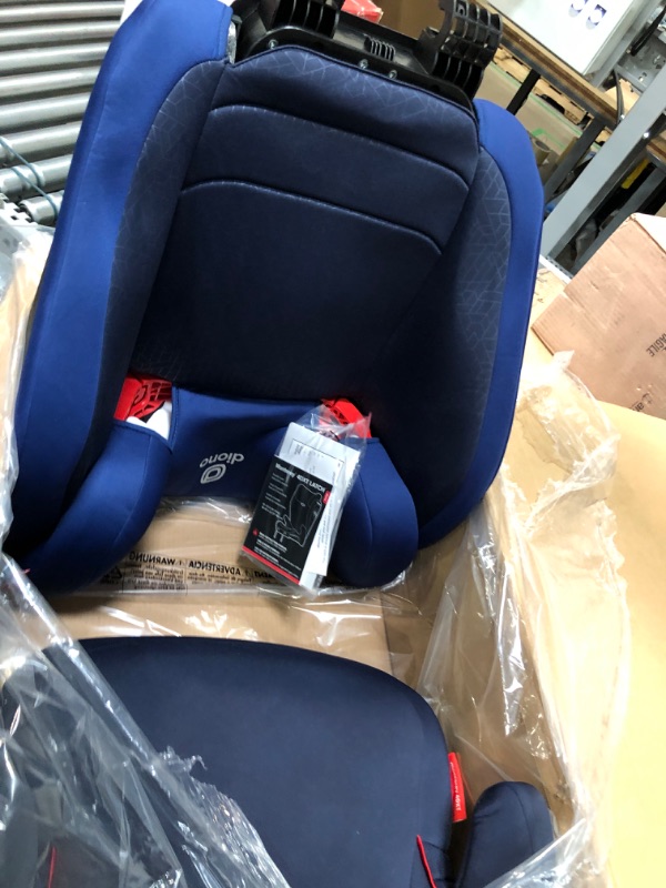 Photo 3 of Diono Monterey 4DXT Latch, 2-in-1 High Back Booster Car Seat with Expandable Height, Width, Advanced Side Impact Protection, 8 Years 1 Booster, Blue NEW! Blue