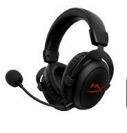 Photo 1 of HyperX Cloud Core – Wireless Gaming Headset for PC, DTS Headphone:X Spatial Audio & SoloCast – USB Condenser Gaming Microphone, for PC, PS4, PS5 and Mac, Tap-to-Mute Sensor, Cardioid Polar