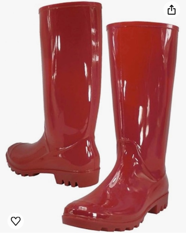 Photo 1 of Women Rain Boots Stylish Waterproof Rubber Boots for Ladies