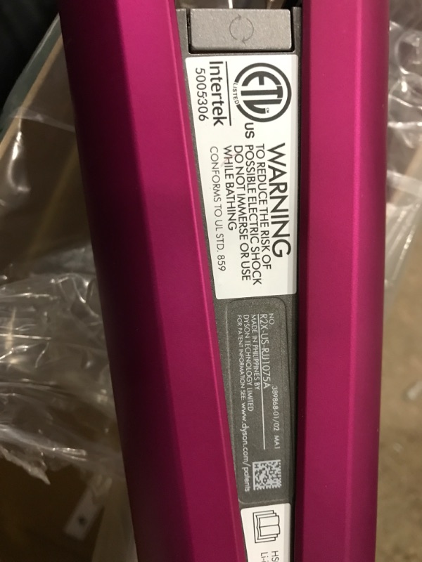 Photo 1 of ***POWERS ON - CASE MISSING - STRAIGHTENER AND CHARGER ONLY***
Dyson Corrale™ Hair Straightener Fuchsia/Fuchsia