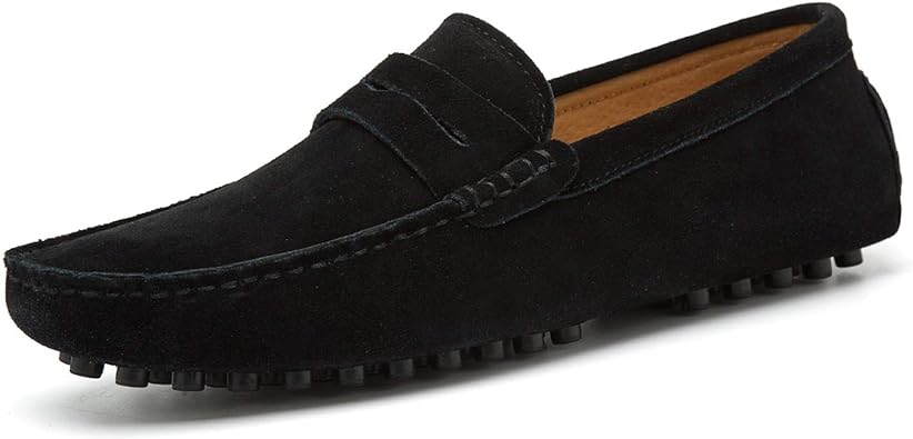 Photo 1 of Go Tour Men's Penny Loafers Moccasin Driving Shoes Slip On Flats Boat Shoes
SIZE 50