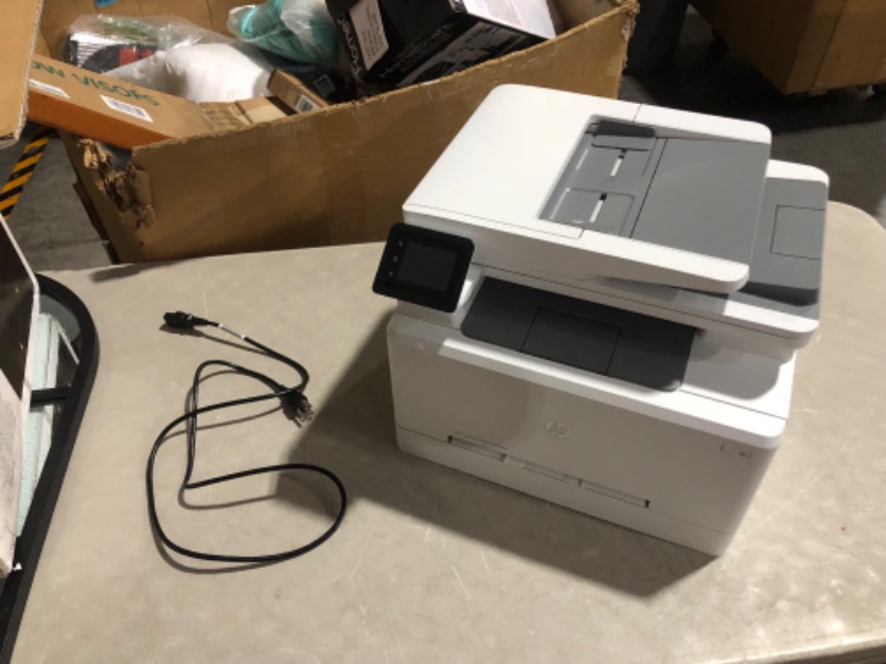 Photo 6 of ***NOT FUNCTIONAL - FOR PARTS - NONREFUNDABLE - SEE COMMENTS***
HP Color LaserJet Pro M283fdw Wireless All-in-One Laser Printer, Remote Mobile Print, (7KW75A), White