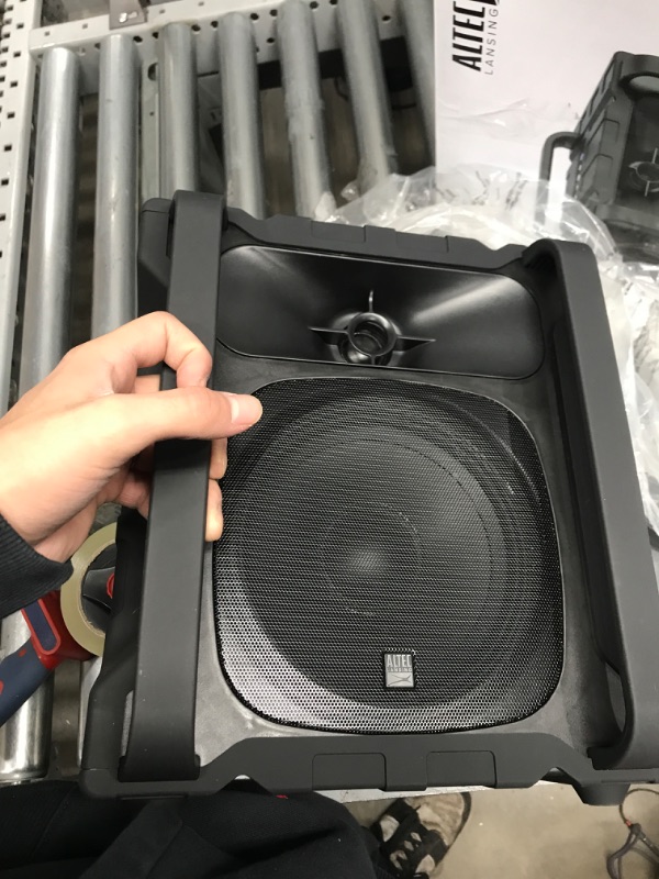 Photo 1 of Altec Lansing Sonic Boom - Waterproof Bluetooth Speaker with Phone Charger, IP67 Outdoor Speaker, 3 USB Charging Ports, 50 Foot Range & 20 Hours Battery Life