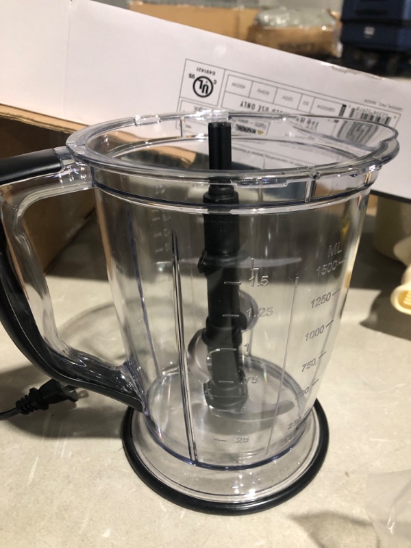 Photo 2 of * used * incomplete * see all images *
Ninja QB1004 Blender/Food Processor with 450-Watt Base, 48oz Pitcher, 16oz Chopper Bowl