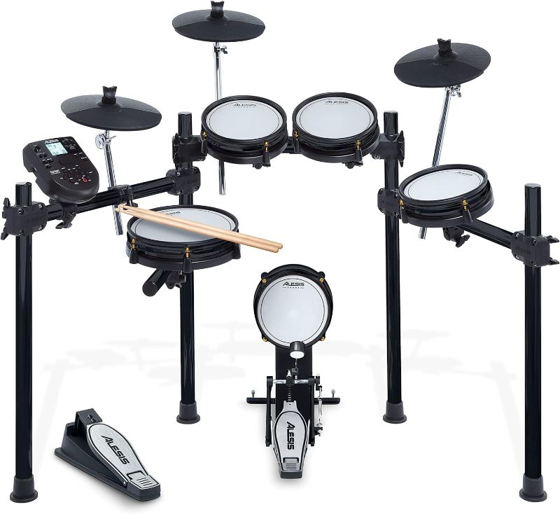 Photo 1 of Alesis Drums Surge Mesh SE Kit and DRP100 - Electric Drum Set with USB MIDI Connectivity, 