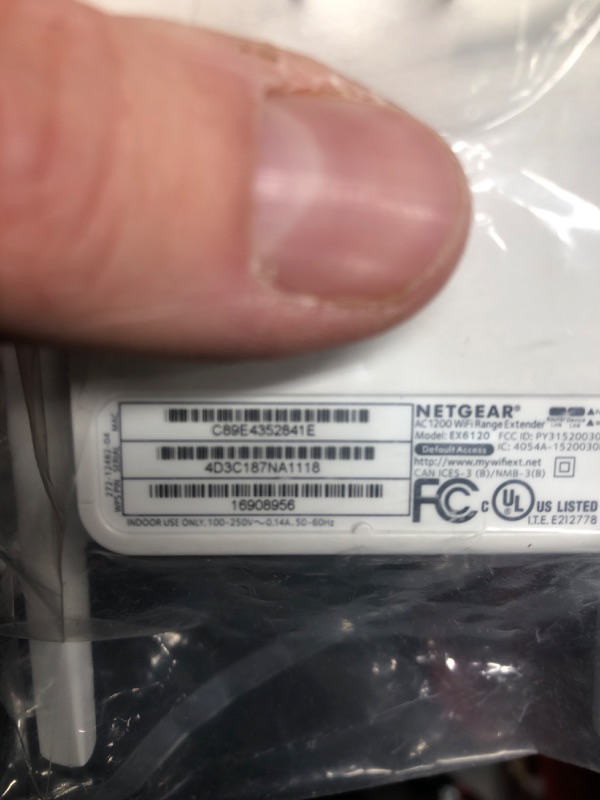 Photo 3 of NETGEAR Wi-Fi Range Extender EX6120 - Coverage Up to 1500 Sq Ft and 25 Devices with AC1200 Dual Band Wireless Signal Booster & Repeater (Up to 1200Mbps Speed), and Compact Wall Plug Design WiFi Extender AC1200