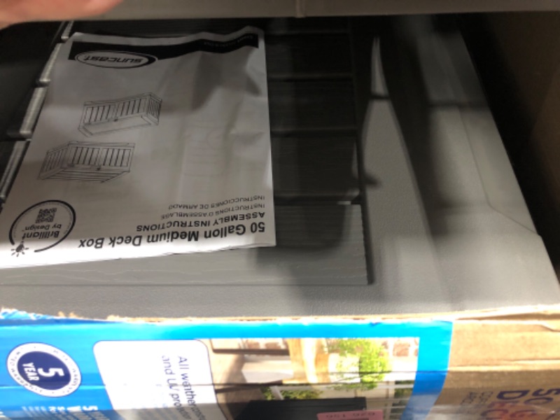 Photo 1 of Suncast DB5525J Deck Box, Java