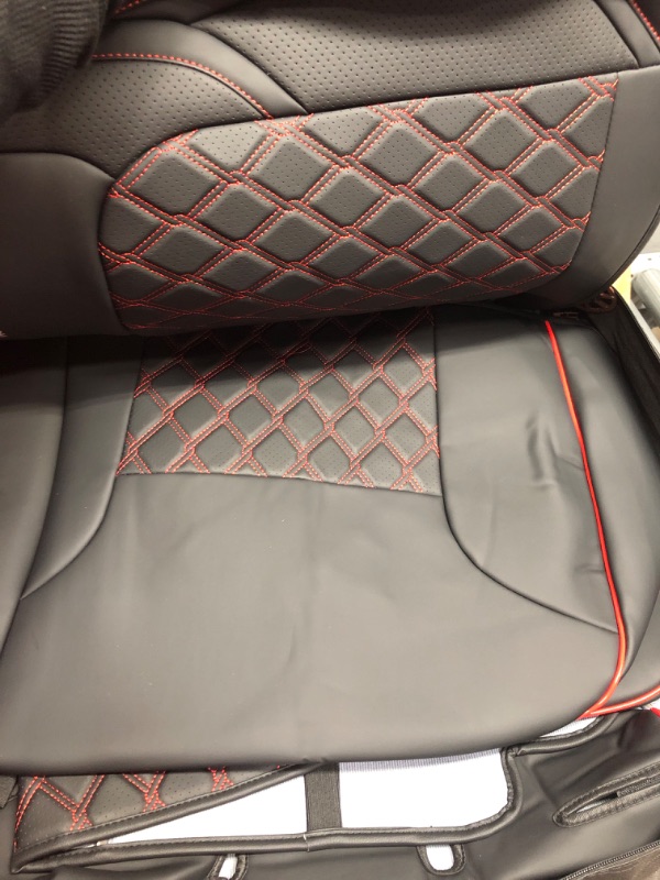 Photo 3 of * important * see clerk notes * 
Huidasource Tacoma Seat Covers, Full Coverage Waterproof Faux Leather Front & Rear Truck Seat Cushion
