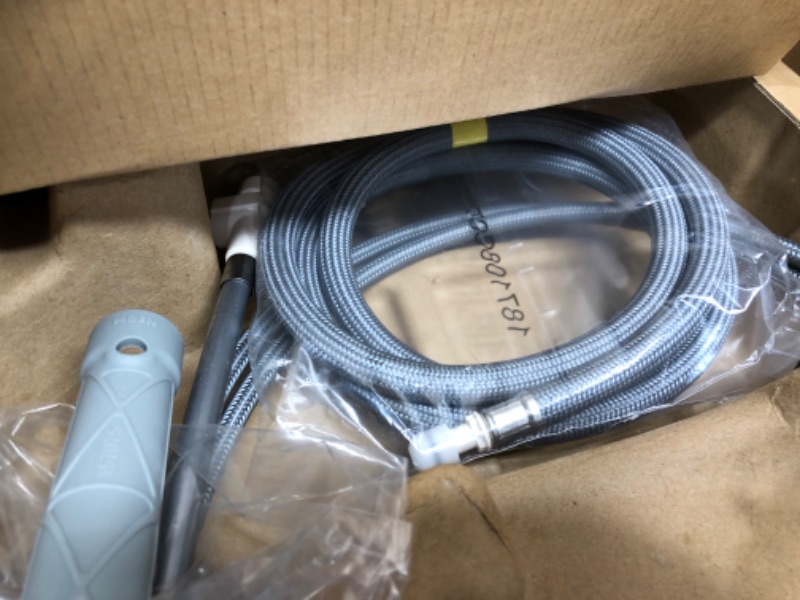 Photo 1 of ****missing hardware****Moen Sleek Spot Resist Stainless One-Handle Pre-Rinse High Arc Spring Pulldown Kitchen Faucet with Power Boost, 5925SRS