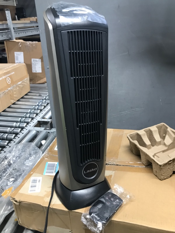 Photo 2 of **NONREFUNDABLE**FOR PARTS OR REPAIR**SEE NOTES**
Lasko Products Lasko 1500 Watt 2 Speed Ceramic Oscillating Tower Heater with Remote