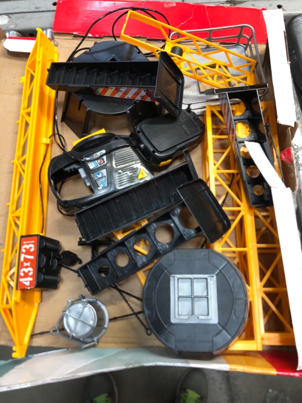 Photo 1 of ***PARTS ONLY NON REFUNDABLE***
DICKIE TOYS Mighty Construction Crane with Remote Control, 48" inches and 350 degree rotation Trolley, 