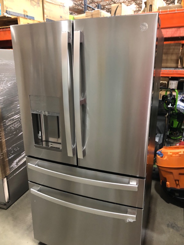 Photo 6 of LIKE NEW GE Profile 27.9-cu ft Smart French Door Refrigerator with Ice Maker and Door within Door (Fingerprint-resistant Stainless Steel) ENERGY STAR
