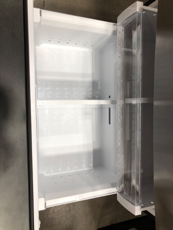 Photo 4 of LIKE NEW GE Profile 27.9-cu ft Smart French Door Refrigerator with Ice Maker and Door within Door (Fingerprint-resistant Stainless Steel) ENERGY STAR
