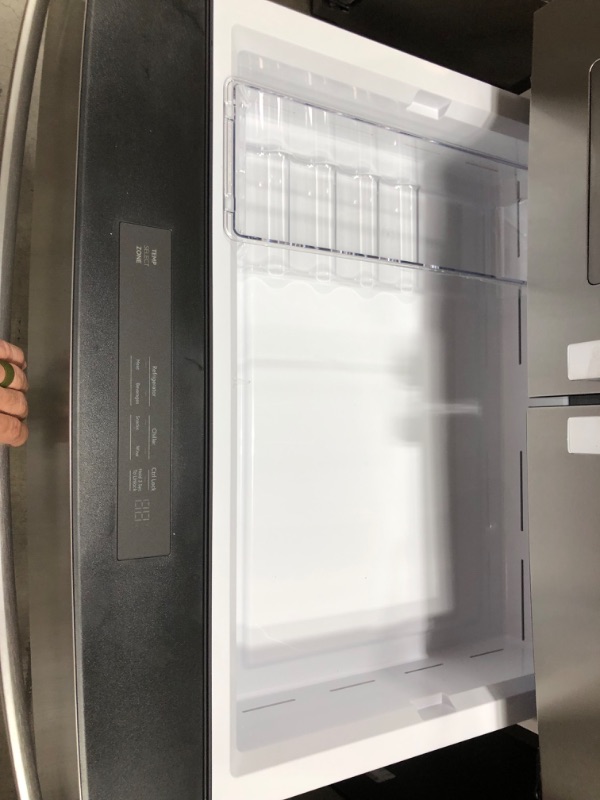 Photo 5 of LIKE NEW GE Profile 27.9-cu ft Smart French Door Refrigerator with Ice Maker and Door within Door (Fingerprint-resistant Stainless Steel) ENERGY STAR
