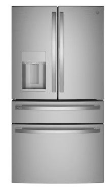 Photo 1 of LIKE NEW GE Profile 27.9-cu ft Smart French Door Refrigerator with Ice Maker and Door within Door (Fingerprint-resistant Stainless Steel) ENERGY STAR
