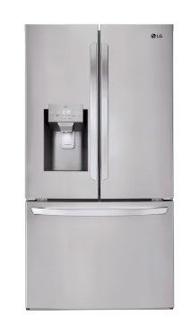 Photo 1 of LG 27.7-cu ft Smart French Door Refrigerator with Ice Maker (Fingerprint Resistant) ENERGY STAR
