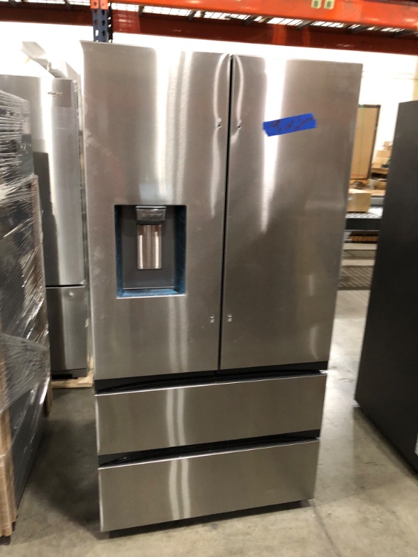 Photo 11 of Samsung Mega Capacity 29.8-cu ft 4-Door Smart French Door Refrigerator with Dual Ice Maker (Fingerprint Resistant Stainless Steel) ENERGY STAR
