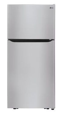 Photo 1 of LG 20.2-cu ft Top-Freezer Refrigerator (Stainless Steel) ENERGY STAR
