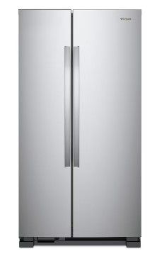 Photo 1 of Whirlpool 25.1-cu ft Side-by-Side Refrigerator (Stainless Steel)
