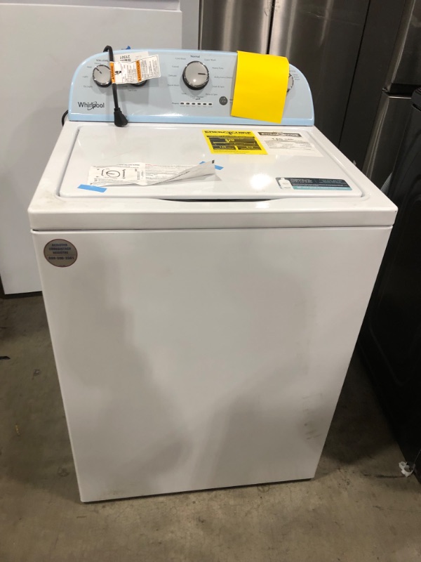 Photo 5 of Whirlpool 3.5-cu ft High Efficiency Agitator Top-Load Washer (White)
