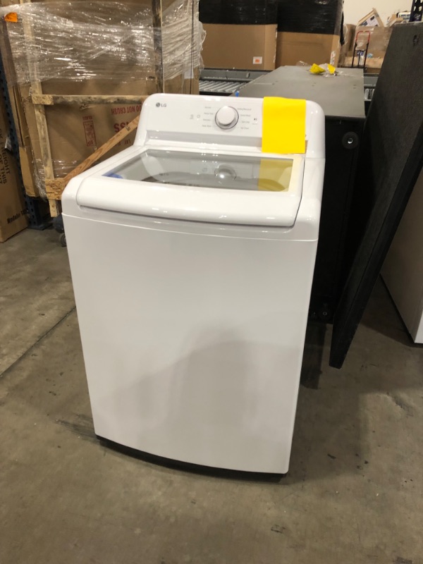 Photo 4 of ****parts only****LG 4.1-cu ft Agitator Top-Load Washer (White)
