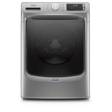 Photo 1 of Maytag 4.5-cu ft High Efficiency Stackable Steam Cycle Front-Load Washer (Metallic Slate) ENERGY STAR
