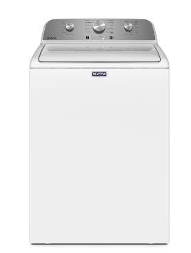 Photo 1 of Maytag 4.5-cu ft High Efficiency Agitator Top-Load Washer (White)
