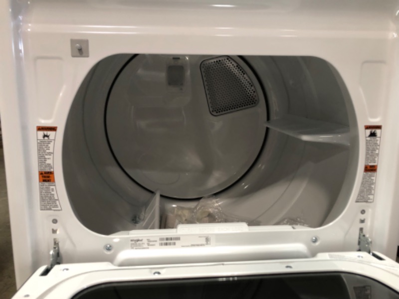 Photo 3 of Whirlpool 7.4-cu ft Electric Dryer (White)
