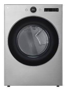 Photo 1 of LG TurboSteam 7.4-cu ft Stackable Steam Cycle Smart Electric Dryer (Graphite Steel) ENERGY STAR
