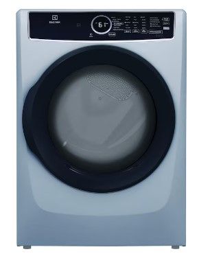 Photo 1 of Electrolux 8-cu ft Stackable Steam Cycle Electric Dryer (Glacier Blue) ENERGY STAR
