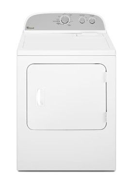 Photo 1 of Whirlpool 7-cu ft Electric Dryer (White)
