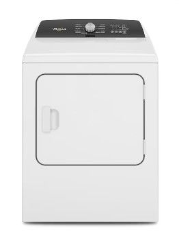 Photo 1 of Whirlpool 7-cu ft Steam Cycle Electric Dryer (White)
