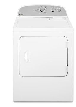 Photo 1 of Whirlpool 7-cu ft Electric Dryer (White)
