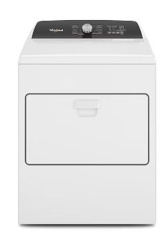 Photo 1 of Whirlpool 7-cu ft Electric Dryer (White)
