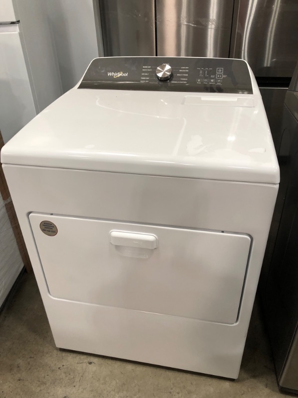 Photo 4 of Whirlpool 7-cu ft Electric Dryer (White)
