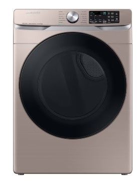 Photo 1 of Samsung 7.5-cu ft Stackable Steam Cycle Smart Electric Dryer (Champagne)
