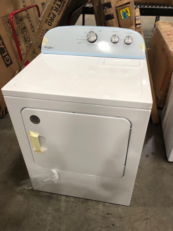 Photo 4 of Whirlpool 7-cu ft Electric Dryer (White)
