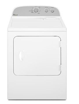 Photo 1 of Whirlpool 7-cu ft Electric Dryer (White)
